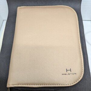 Halston Jewelry Portfolio Jewelry Travel Case Gold Shimmer